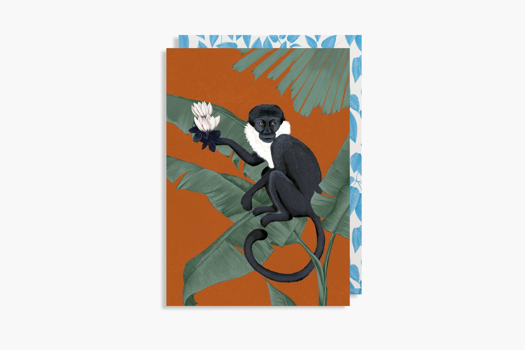 Greeting card, decorative card, Lagom, Papierniczeni