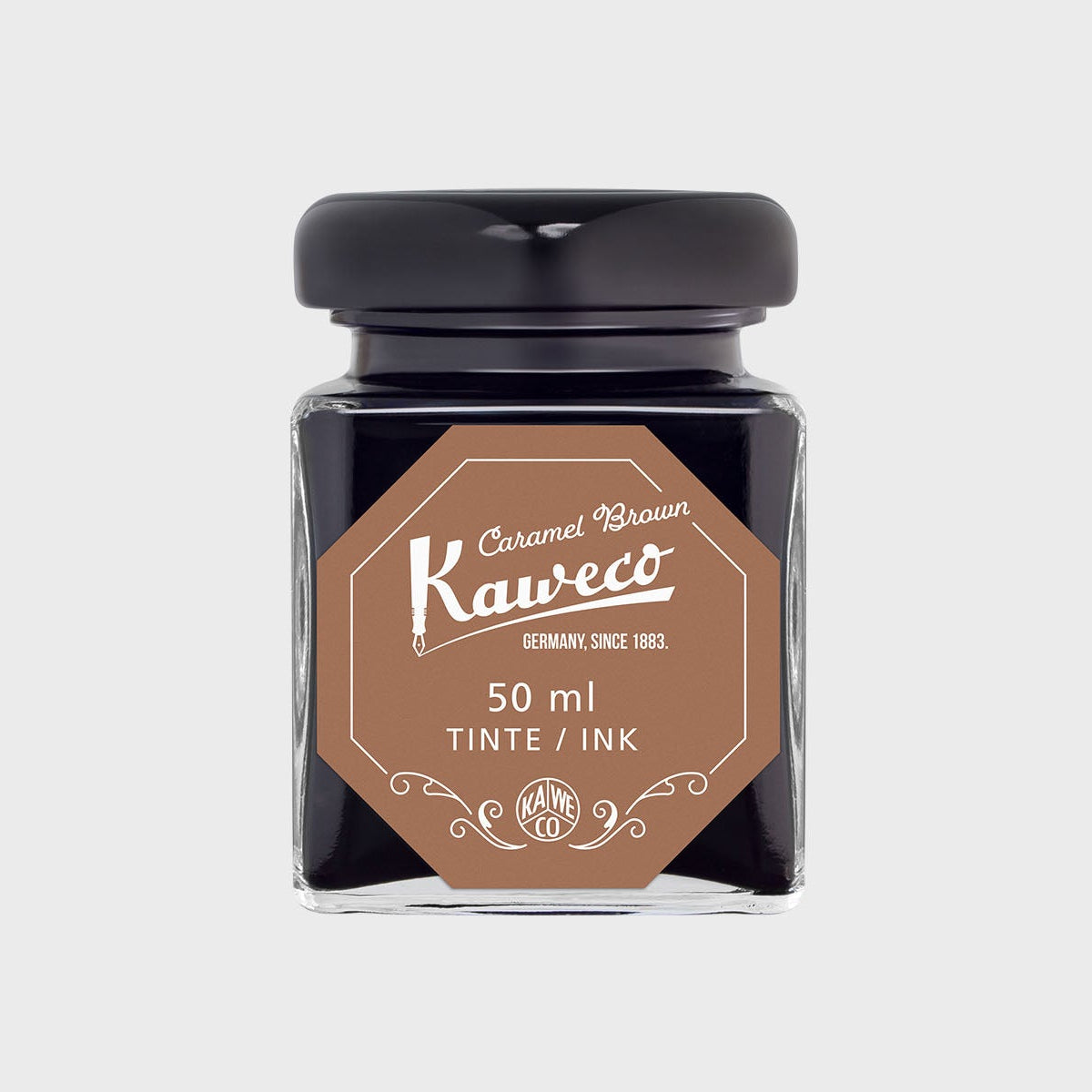 Atrament Kaweco Caramel Brown, Kaweco, design sklep papierniczy, domowe biuro
