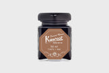 Caramel Brown Ink Bottle, Kaweco, Designer’s stationery, home office