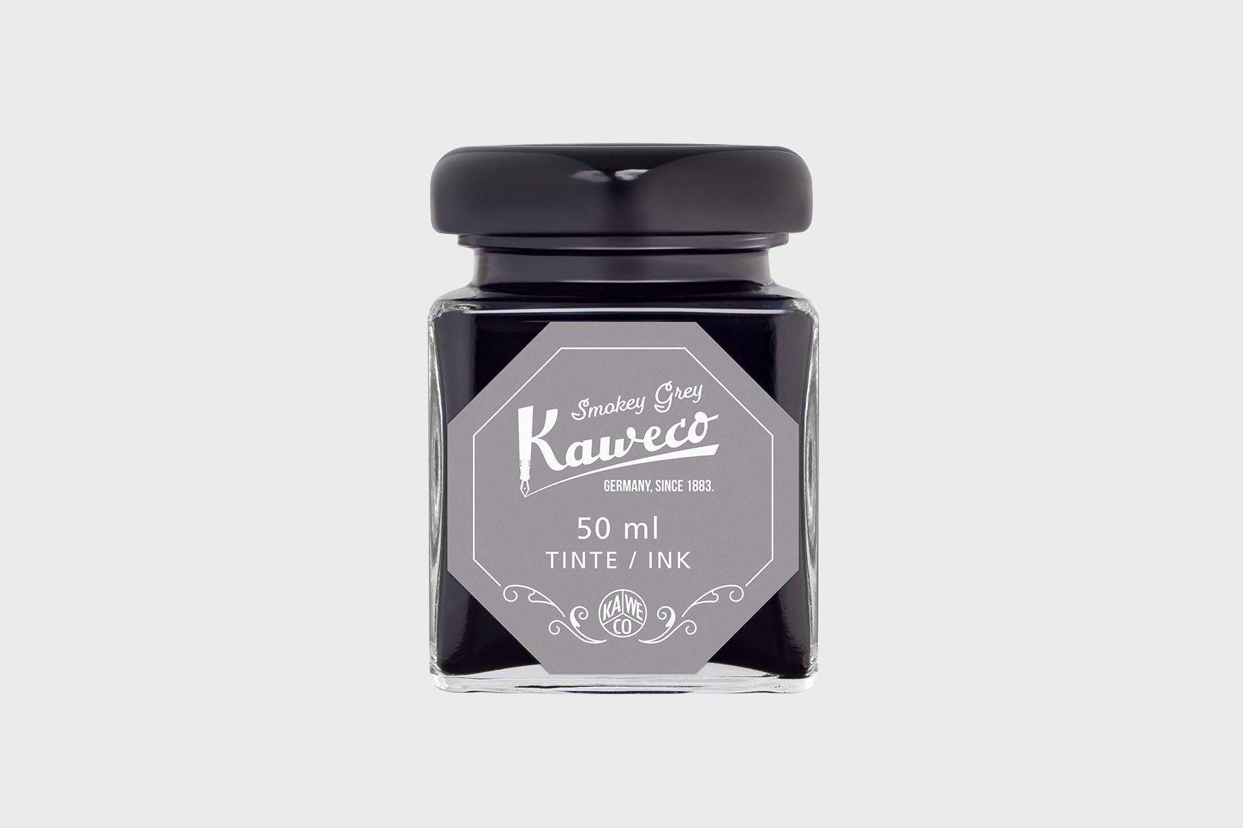 Smokey Grey Ink Bottle, Kaweco, Designer’s stationery, home office