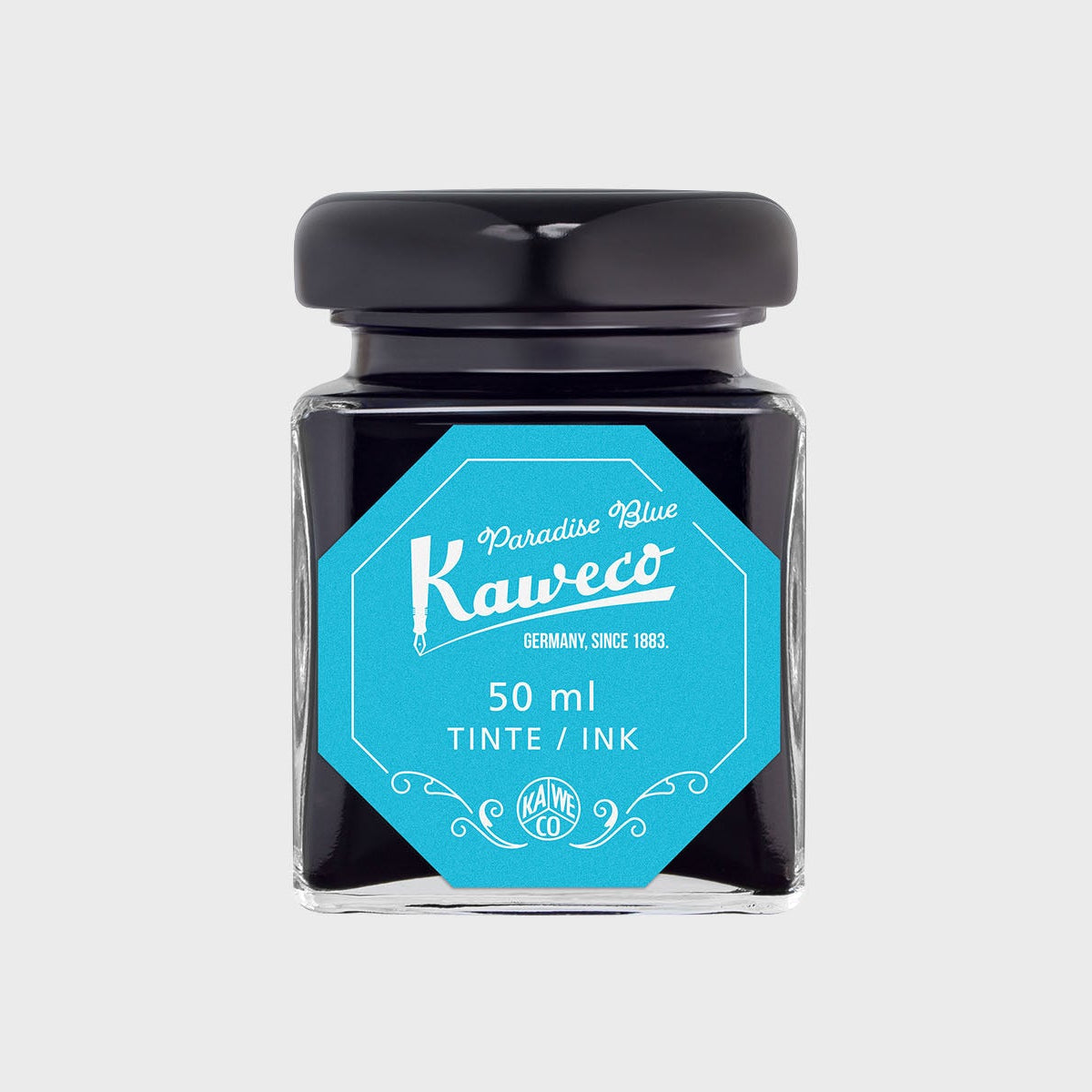 Atrament Kaweco Paradise Blue, Kaweco, design sklep papierniczy, domowe biuro