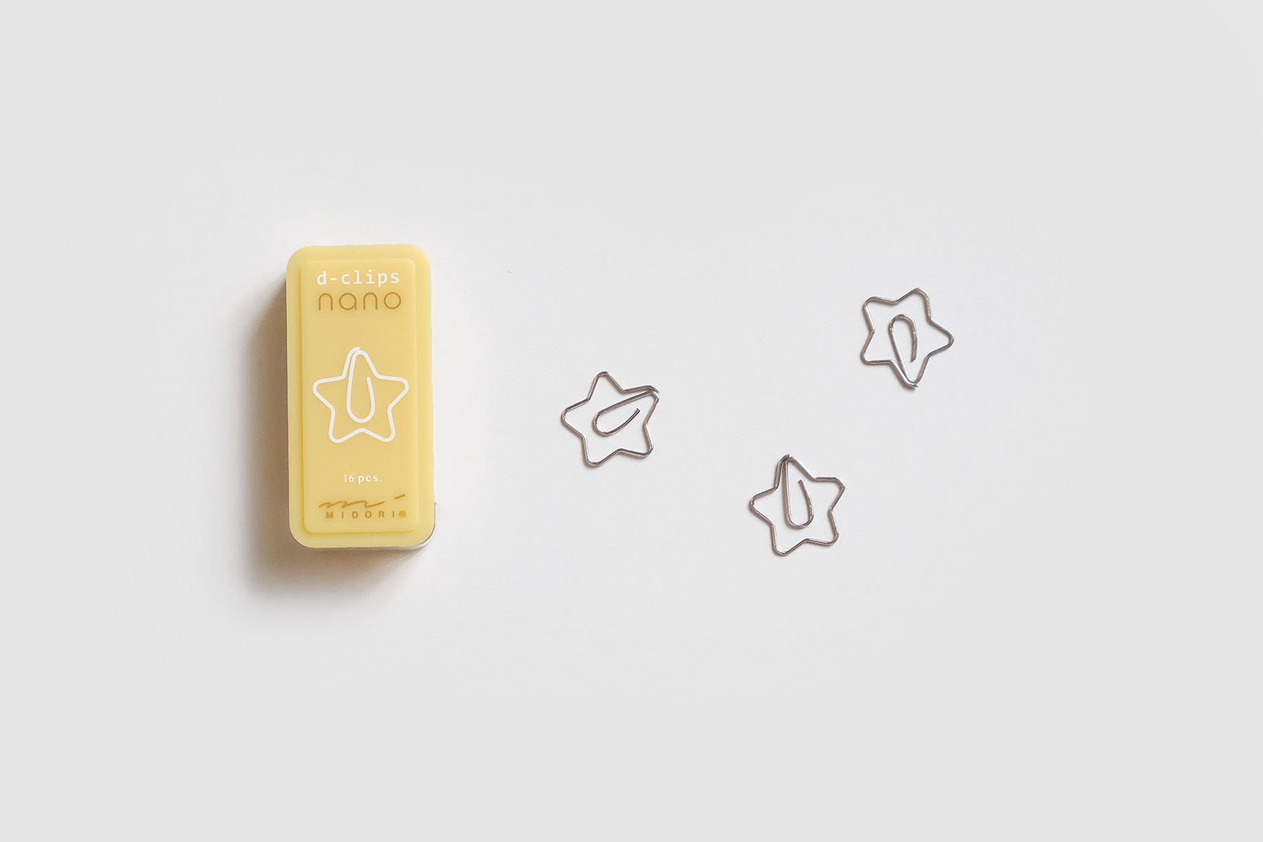 Midori D-Clips Nano Paperclips, Midori, home office, stationery