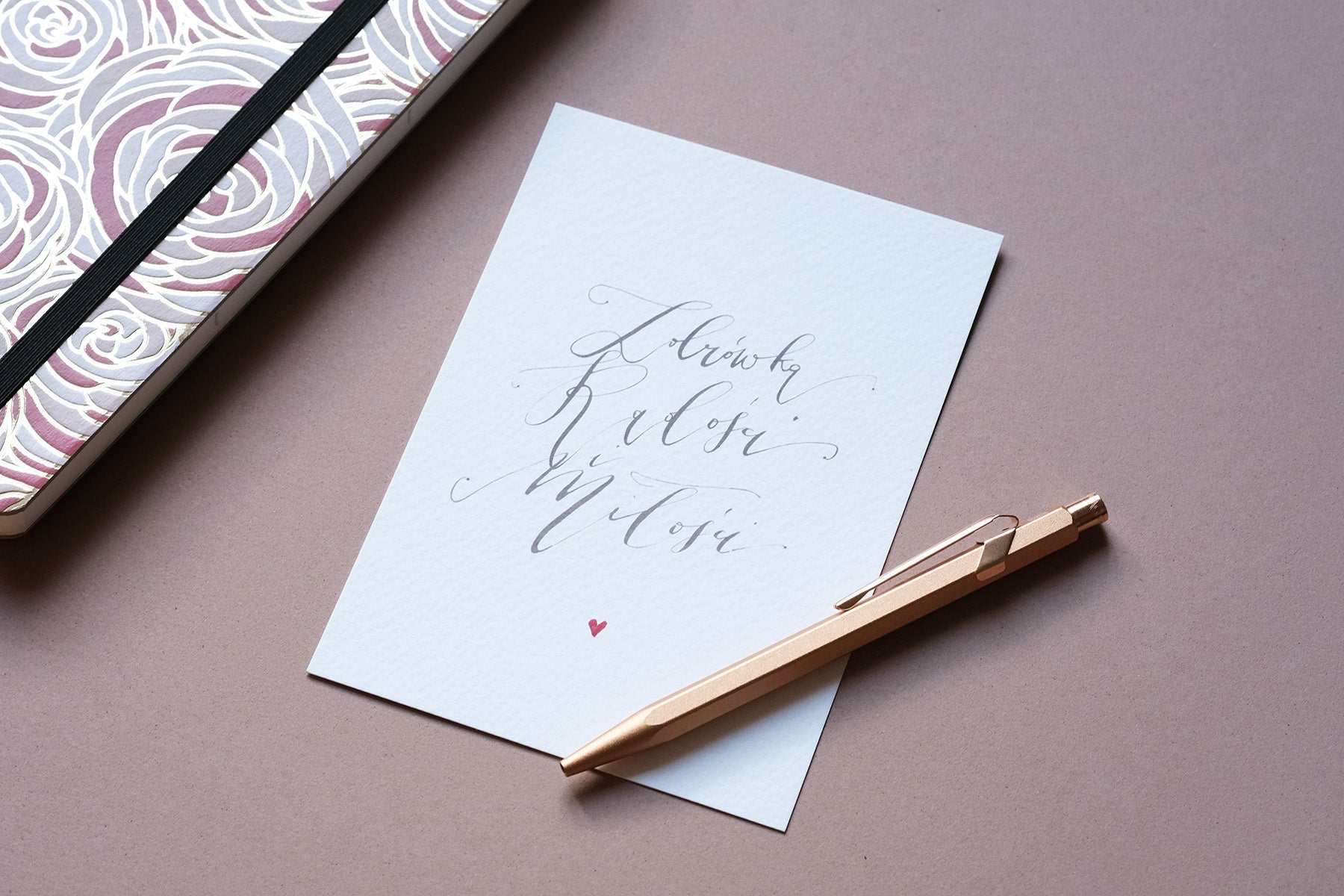 Greeting Card – Calligraphy, muska, greeting card, decoration card, flower card, stationery store, designer office supplies