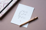 Greeting Card – Calligraphy, muska, greeting card, decoration card, flower card, stationery store, designer office supplies