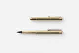 Midori TRC Brass Rollerball Pen, Traveler's Company, designer's stationery, home office