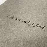 Find Pocket Note – gray Kunisawa, stationery, home office,