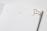 Dog-Shaped Paperclips, Midori, home office, stationery