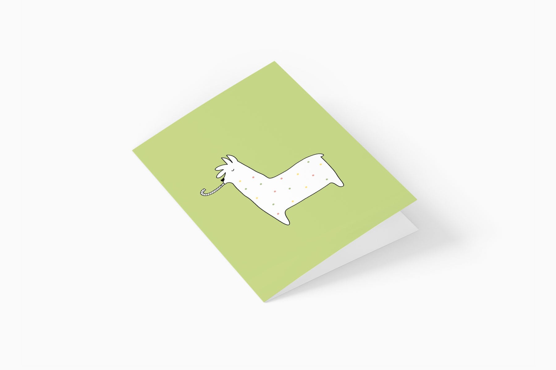 greeting card - alpaca, Eokke, decorative greeting card, stationery shop, designer office supplies