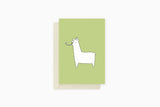 greeting card - alpaca, Eokke, decorative greeting card, stationery shop, designer office supplies