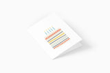greeting card - big birthday cake, Eokke, decorative greeting card, stationery shop, designer office supplies