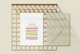 greeting card - big birthday cake, Eokke, decorative greeting card, stationery shop, designer office supplies
