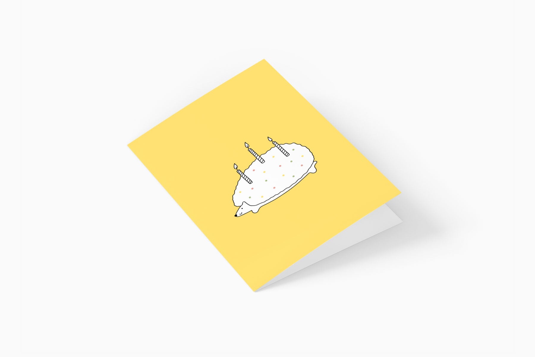greeting card - hedgehog, Eokke, decorative greeting card, stationery shop, designer office supplies
