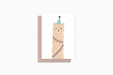 greeting card - llama, Eokke, decorative card, stationery shop, designer office supplies