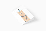 greeting card - llama, Eokke, decorative card, stationery shop, designer office supplies