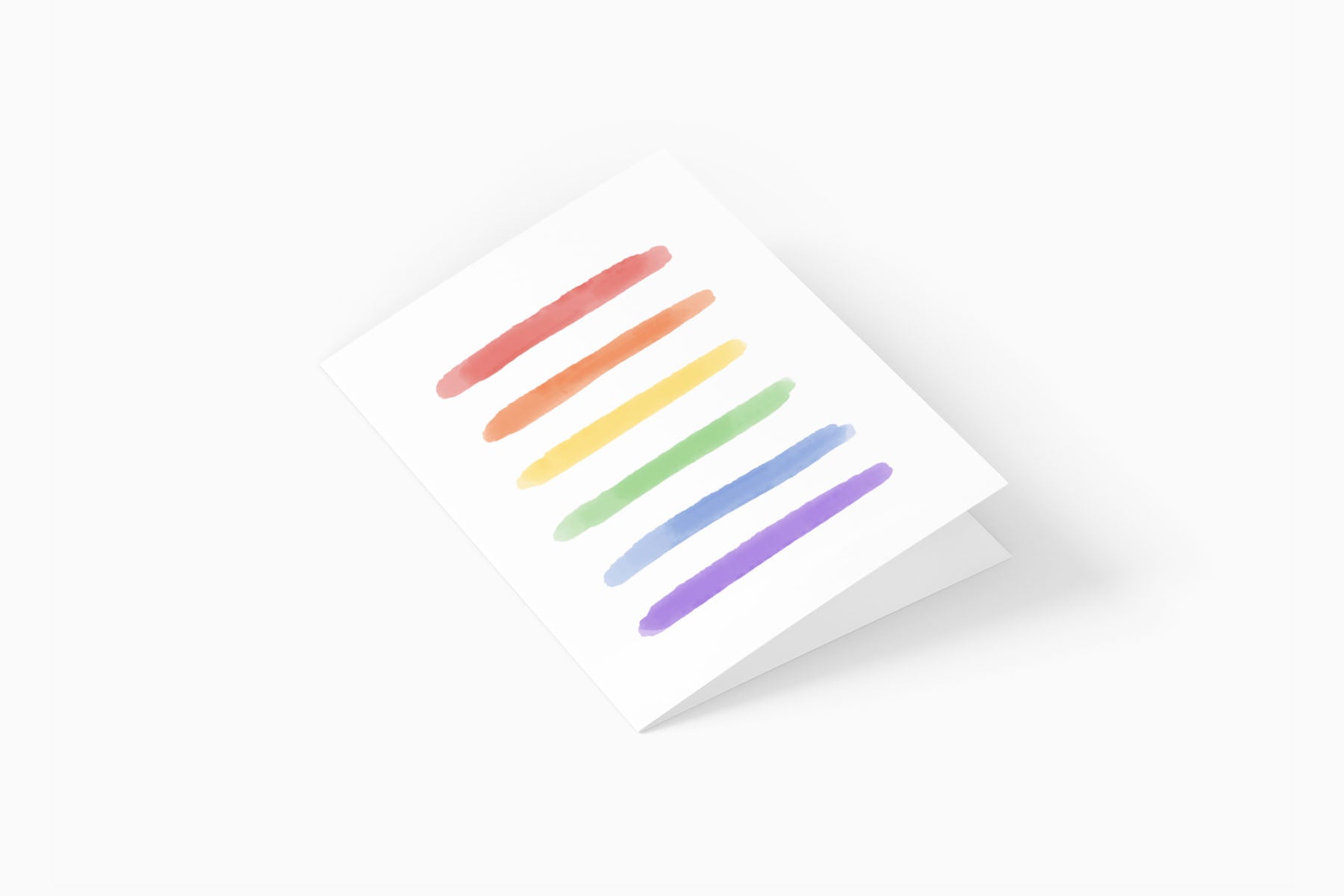 greeting card - rainbow, Eokke, decorative greeting card, stationery shop, designer office supplies