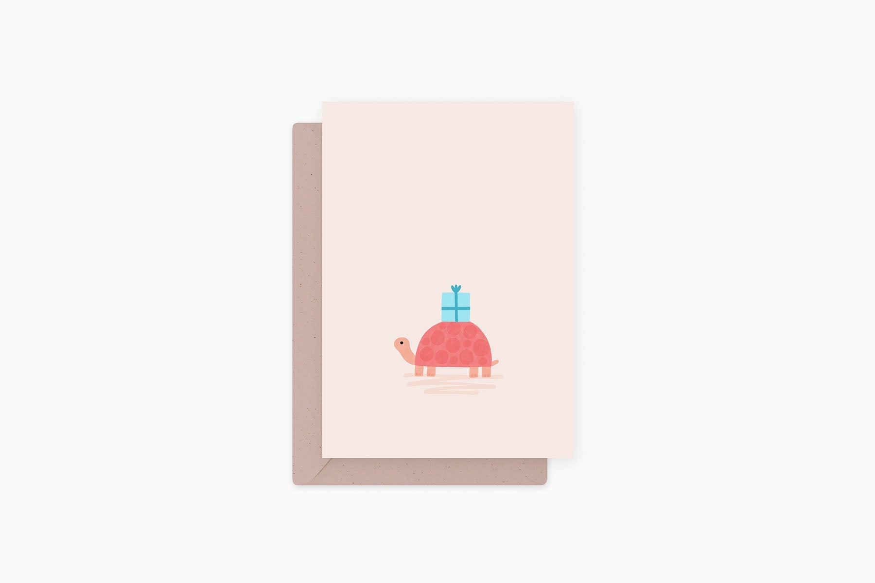 greeting card - turtle, Eokke, decorative greeting card, stationery shop, designer office supplies