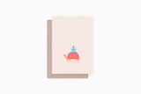 greeting card - turtle, Eokke, decorative greeting card, stationery shop, designer office supplies