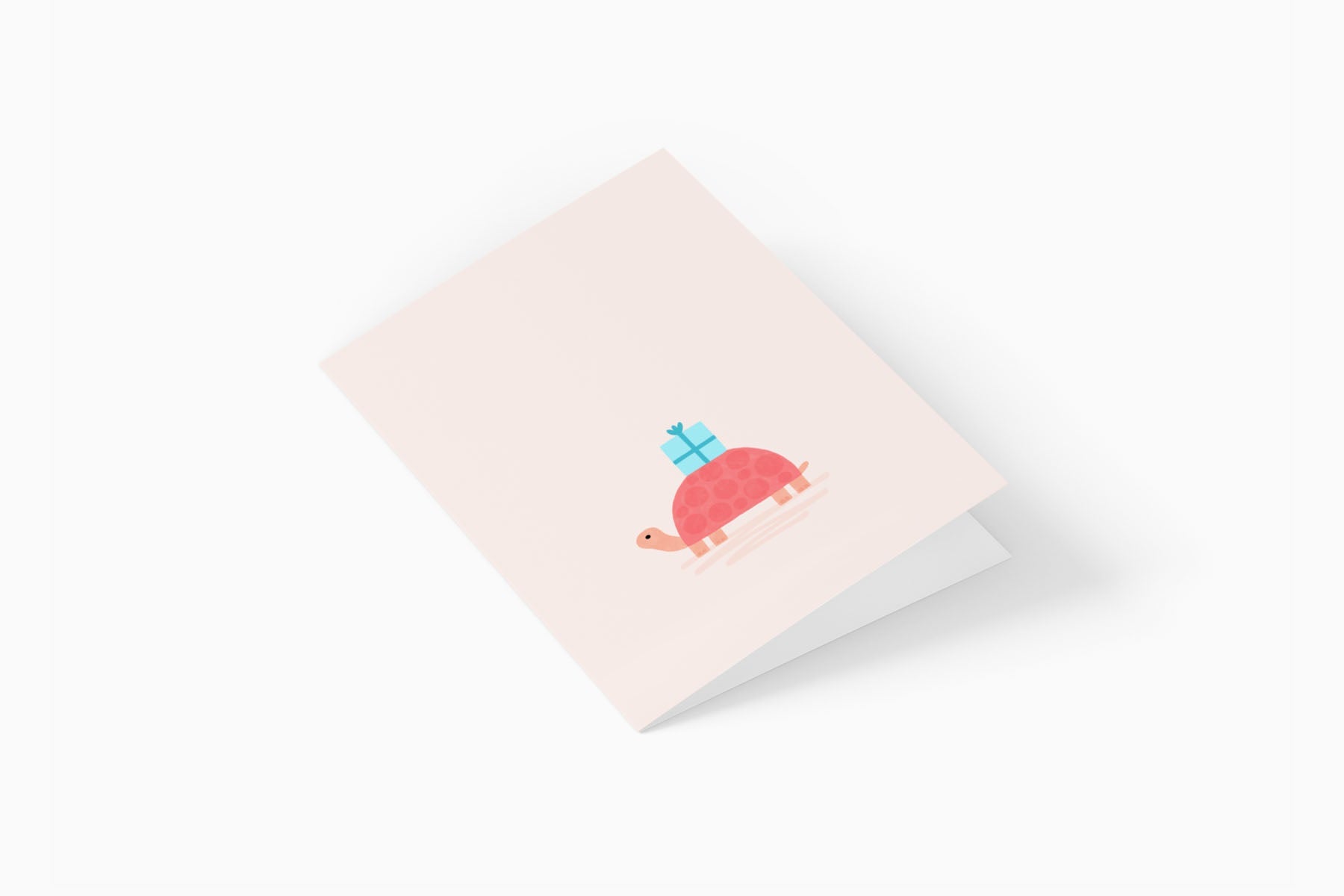 greeting card - turtle, Eokke, decorative greeting card, stationery shop, designer office supplies