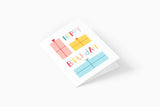 greeting card - presents, Eokke, decorative greeting card, stationery shop, designer office supplies