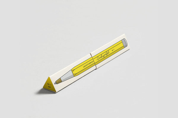 Drehgriffel Gel Ink Ballpoint Pen – Lemon, Leuchtturm1917, designer's stationery, home office