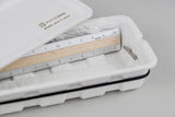 Midori Aluminium Ruler with Beech Wood, Midori, home office, stationeryInlay