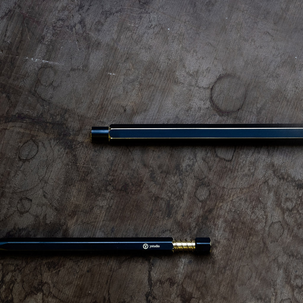 Brass Sketching Pencil, ystudio, designer's stationery, home office