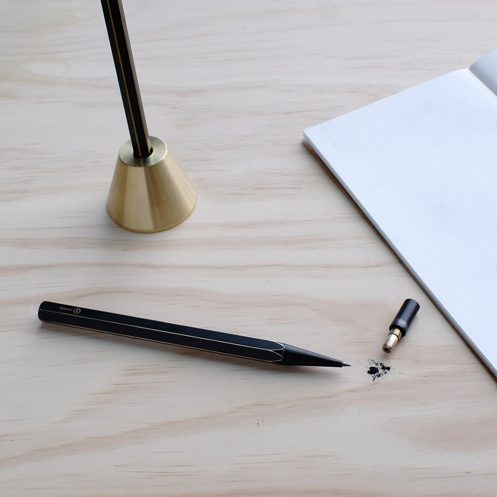 Brass Sketching Pencil, ystudio, designer's stationery, home office