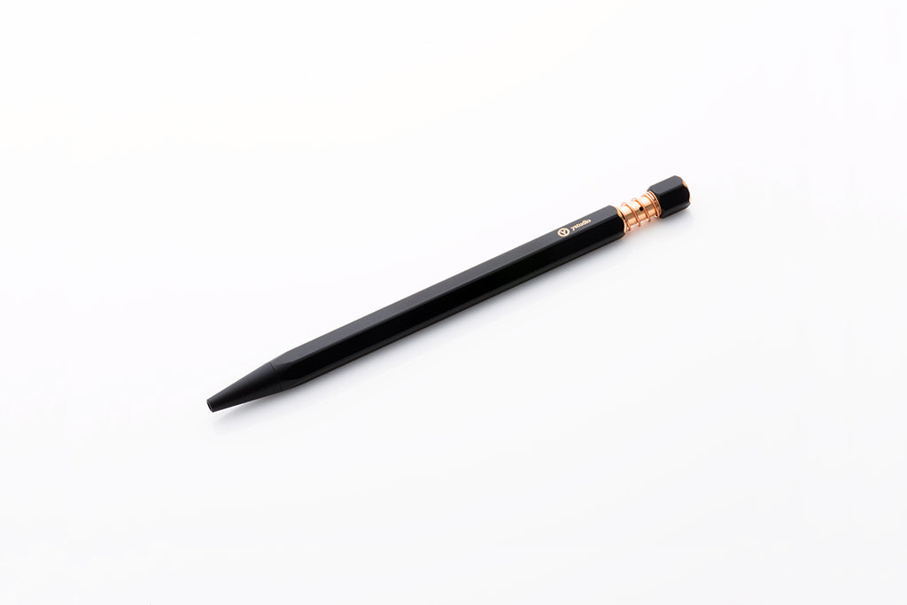 ystudio Brass Ballpoint Pen - Black, ystudio, designer's stationery, home office