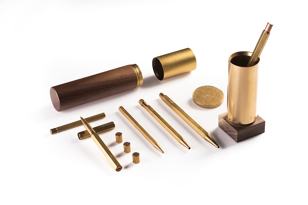 ystudio Brass Rollerball Pen, ystudio, designer's stationery, home office