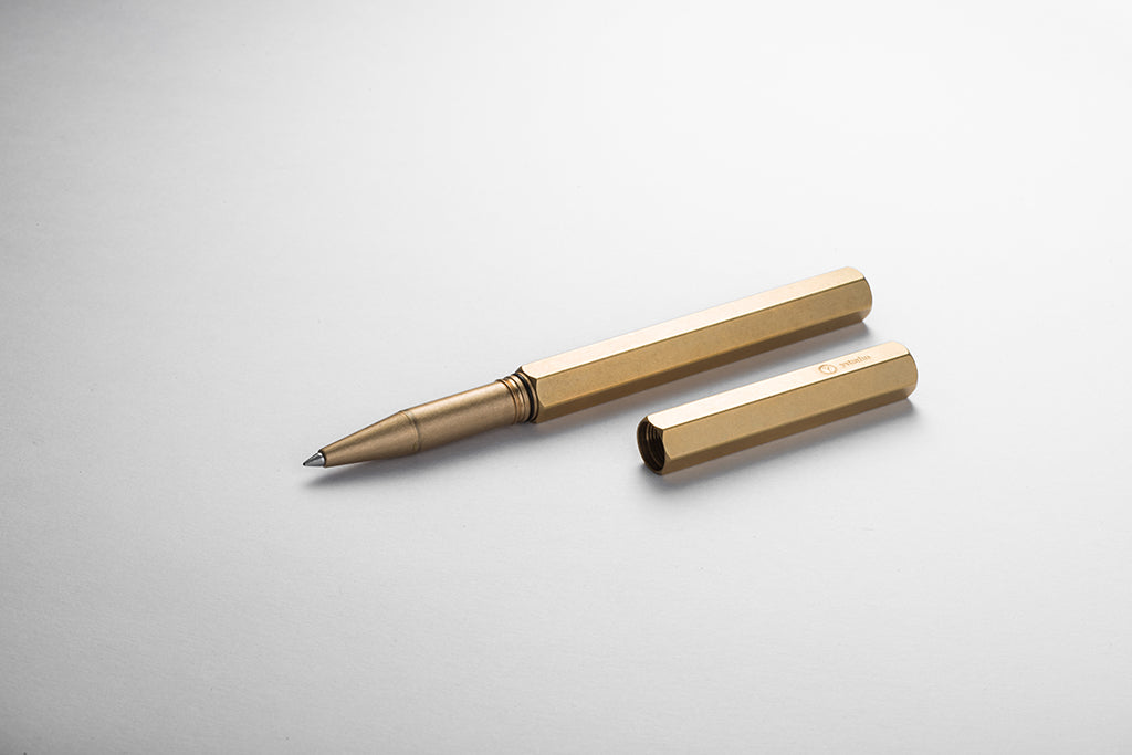 ystudio Brass Rollerball Pen, ystudio, designer's stationery, home office