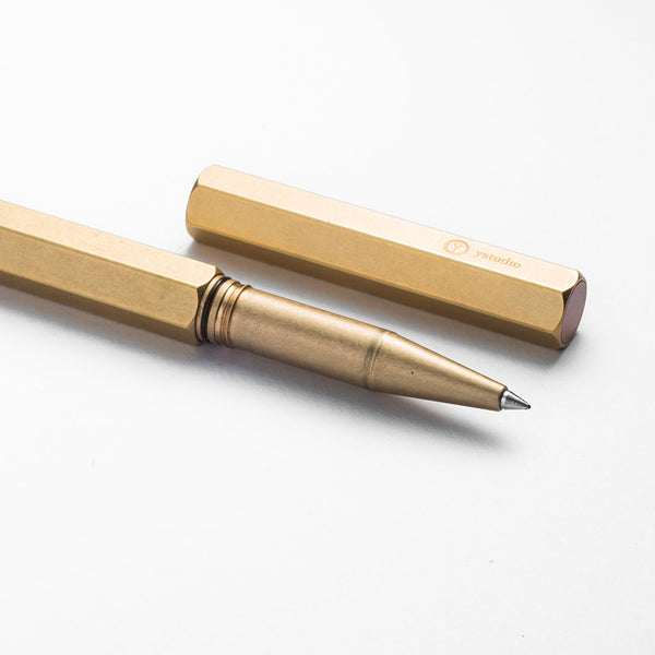 ystudio Brass Rollerball Pen, ystudio, designer's stationery, home office