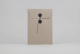 ECO ENVELOPES WITH BUTTONS C5, Papierniczeni, home office, stationery design