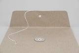ECO ENVELOPES WITH BUTTONS C5, Papierniczeni, home office, stationery design