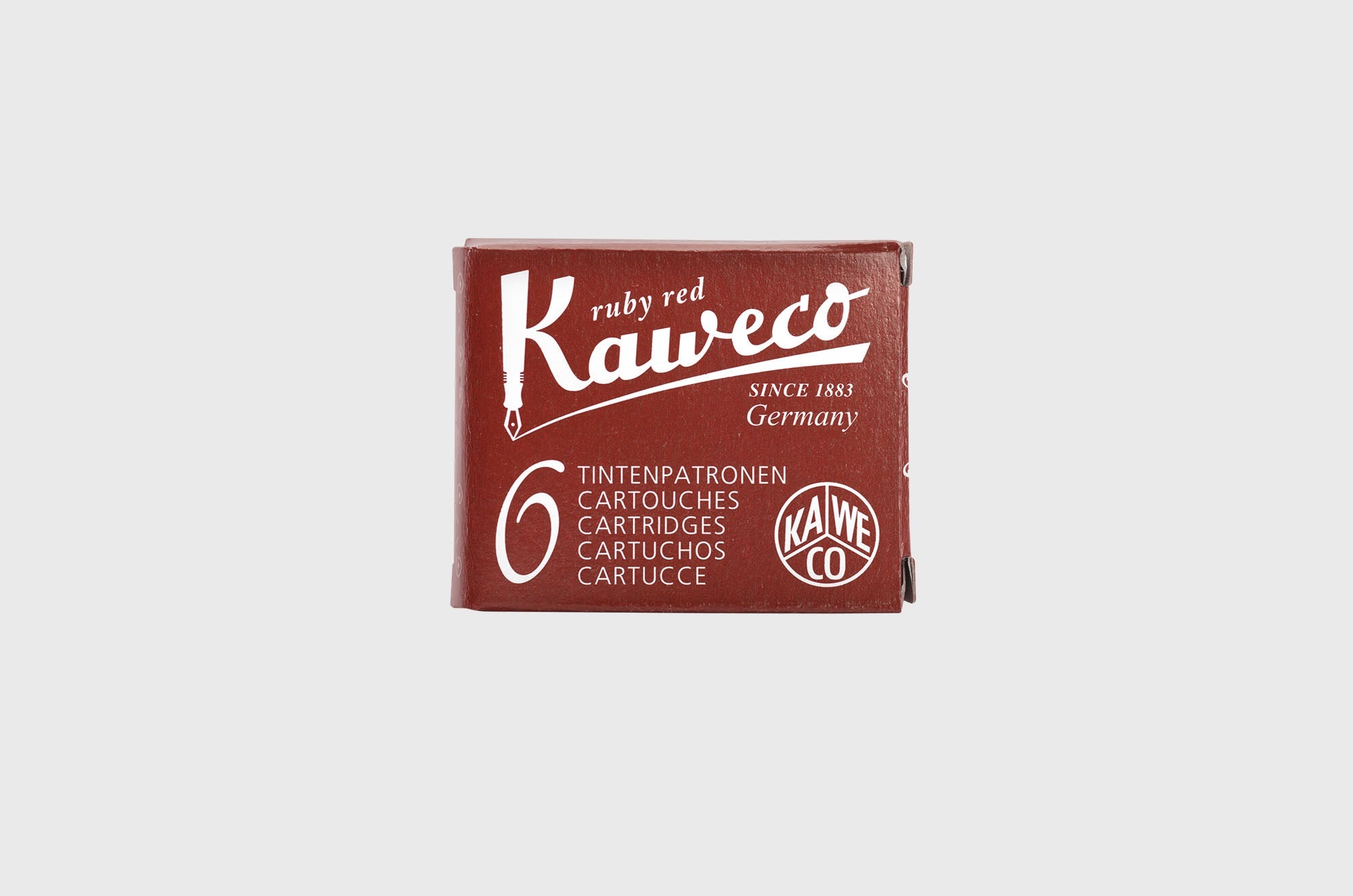 Kaweco Ink Cartridges, Ruby red , Kaweco, Designer’s stationery, home office