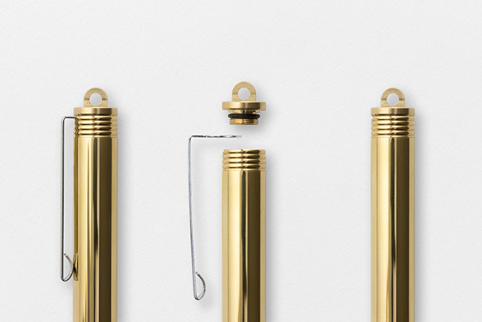 Midori TRC Brass Fountain Pen, Traveler's Company, designer"s stationery, home office
