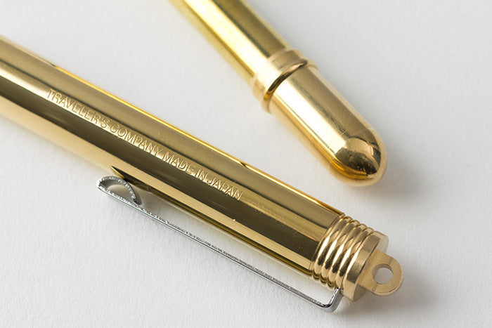 Midori TRC Brass Fountain Pen, Traveler's Company, designer"s stationery, home office