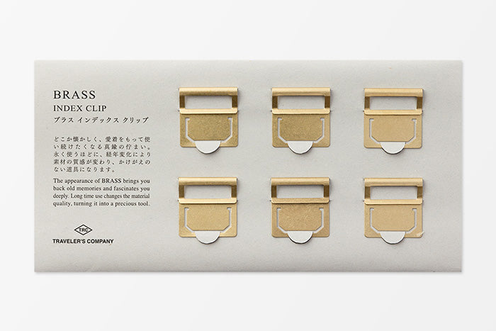 Midori TRC Brass Clips, Traveler's Company, home office, stationery