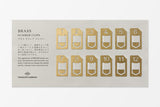 Midori TRC Brass Clips, Traveler's Company, home office, stationery