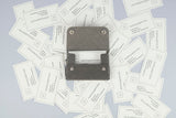 Midori Business Card Case with Snap Button Closure, Midori, home office, stationery design