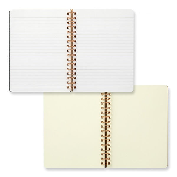 Midori Spiral Ring Notebook – B6, Midori, MD Paper, home office, stationery design