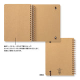 Midori Spiral Ring Notebook – B6, Midori, MD Paper, home office, stationery design