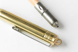 Midori TRC Brass Ballpoint Pen, Traveler's Company, designer's stationer,y, home office