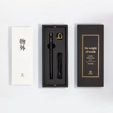 ystudio Brass Resin Ballpoint Pen, ystudio, designer's stationery, home office