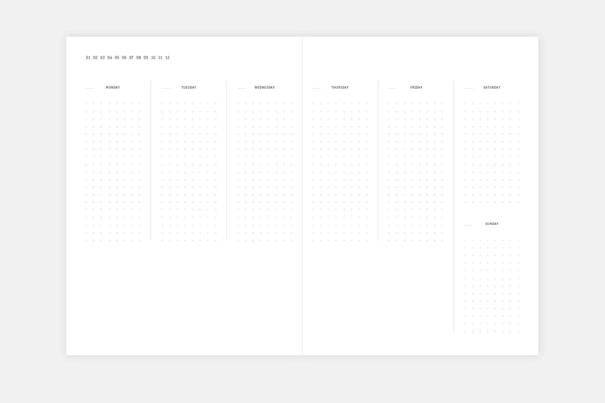 Planner KLASYK – black, Papierniczeni, design office supplies, home office