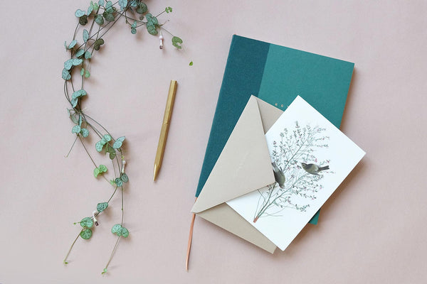 Greeting card J.J. Audubon III, Suska & Kabsch, design stationery shop, home office