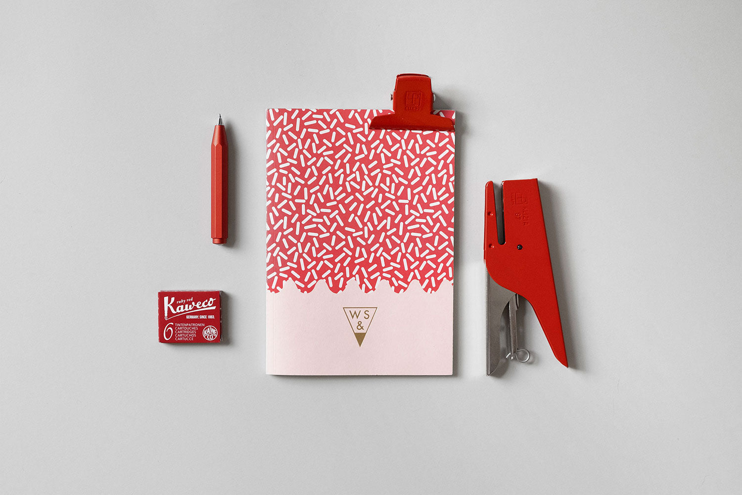 Kaweco AL Sport Aluminium Ballpoint Pen – Red, Kaweco, designer's stationery, home office