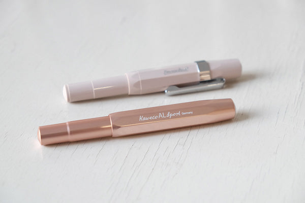 Kaweco AL Sport Aluminium Rollerball Pen – Rose Gold, Kaweco, designer's stationery, home office