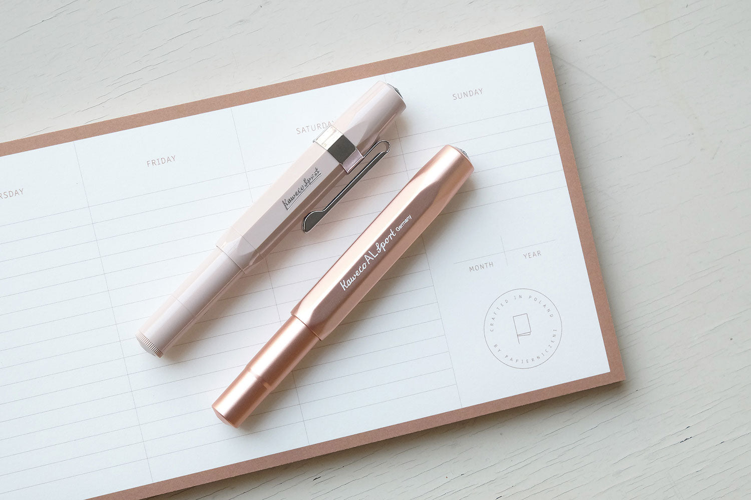 Kaweco AL Sport Aluminium Rollerball Pen – Rose Gold, Kaweco, designer's stationery, home office