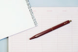 ystudio Brass Resin Ballpoint Pen – Red, ystudio, designer's stationery, home office
