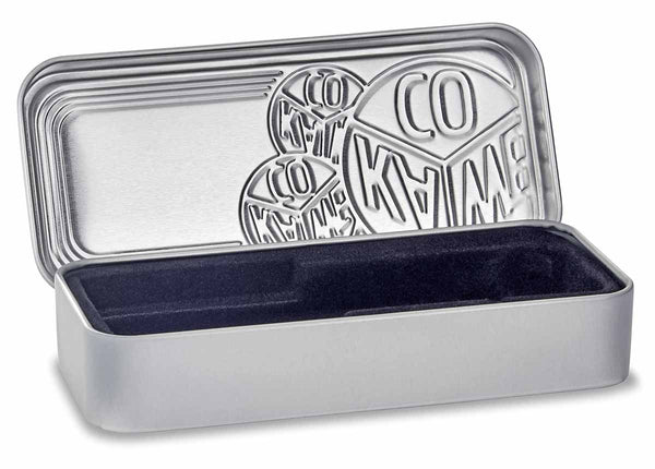 Metalowa puszka Kaweco - srebrna, Kaweco, design sklep papierniczy, domowe biuro